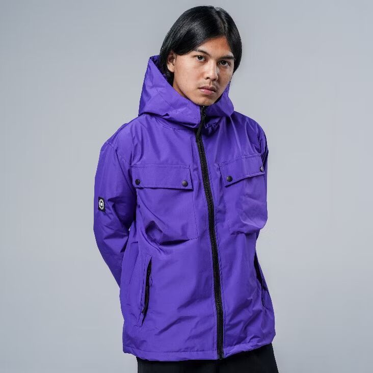 Troublemaker - Outwear Jacket - Bermondsey 'PURPLE' - Jaket Gorpcore Outdoor Waterproof