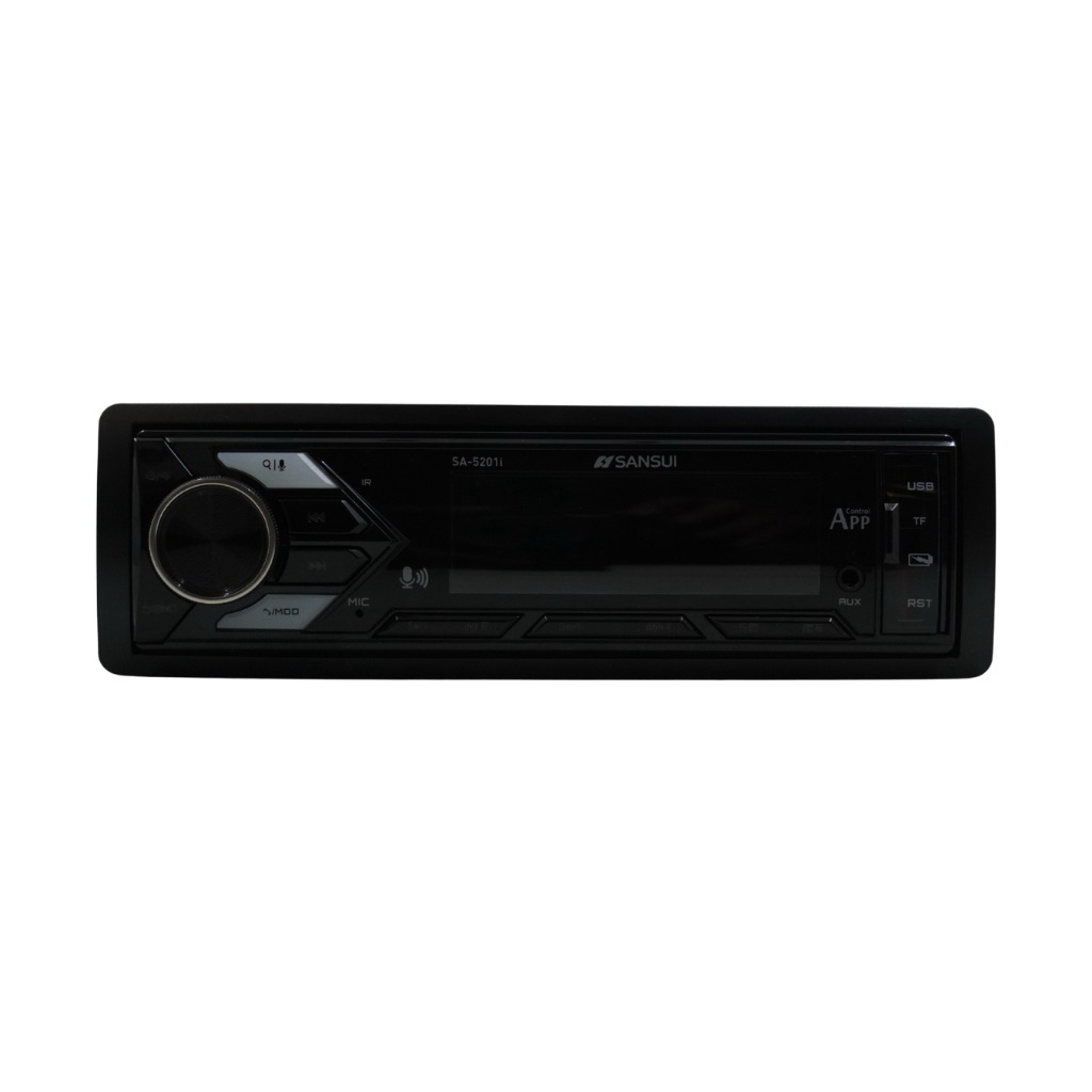 SANSUI SA-5201i Deckless MP3 Headunit Single Din Audio Mobil