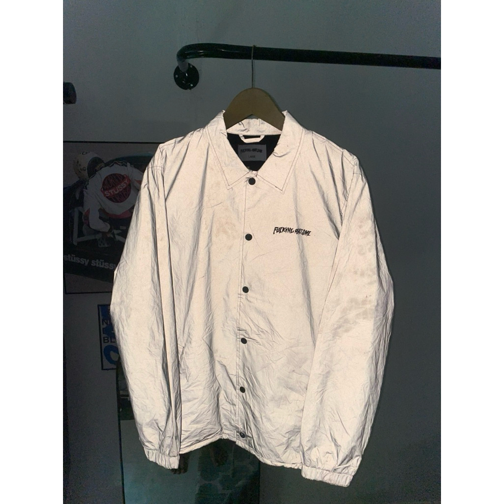 COACH JACKET FUCKING AWESOME REFLECTIVE ORIGINAL