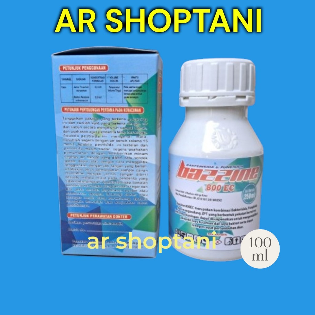 fungisida dan bakterisida Bazzine 100ml Bazzine 800EC 100ml