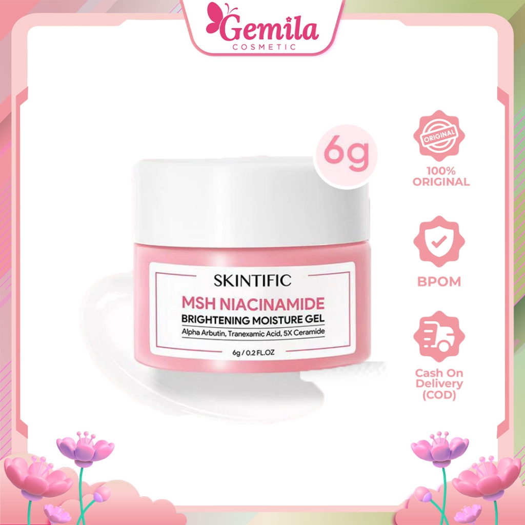 SKINTIFIC MSH Niacinamide Brightening Moisturizer Gel 6gr