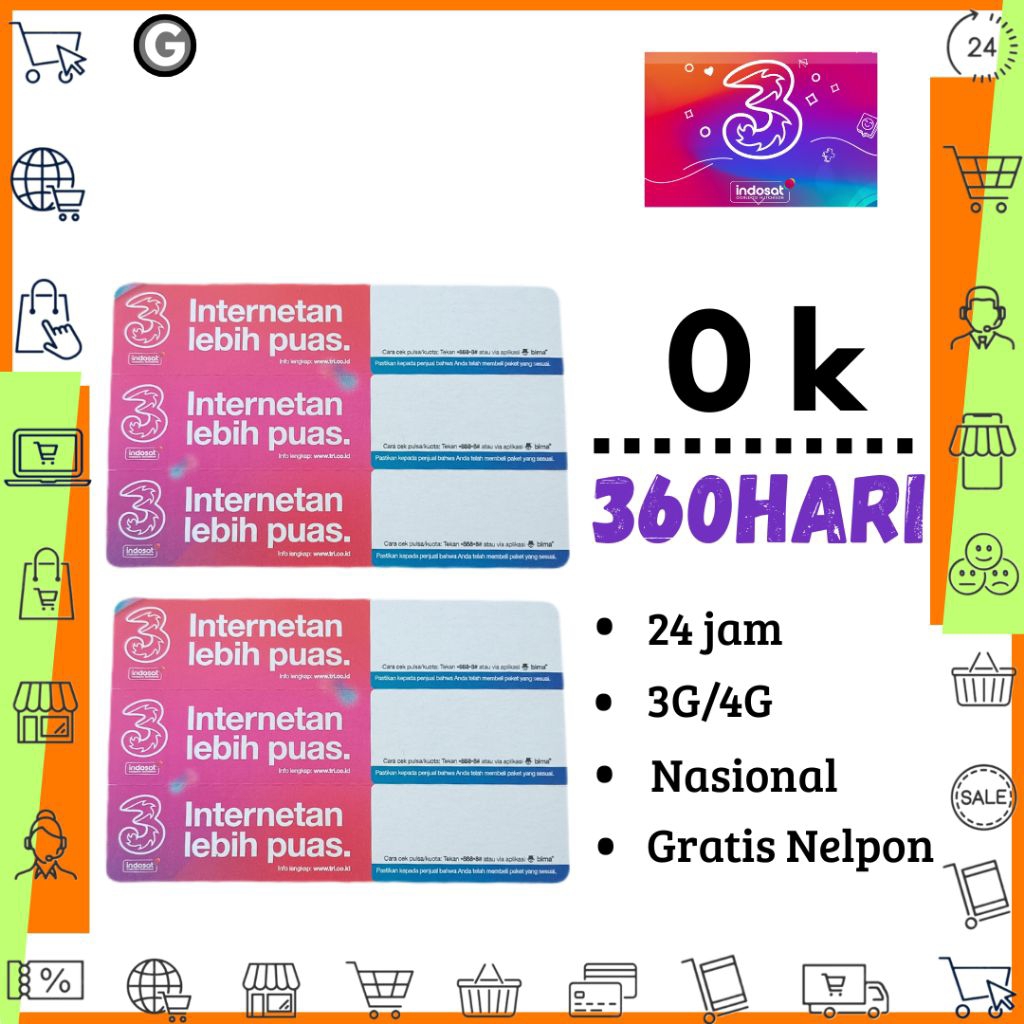 [GROSIR] VOUCHER 0K/KOSONG TRI NASIONAL