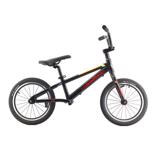 PAPA BIKE Push Bike 16inch Unialpha Black Red Green. 40138