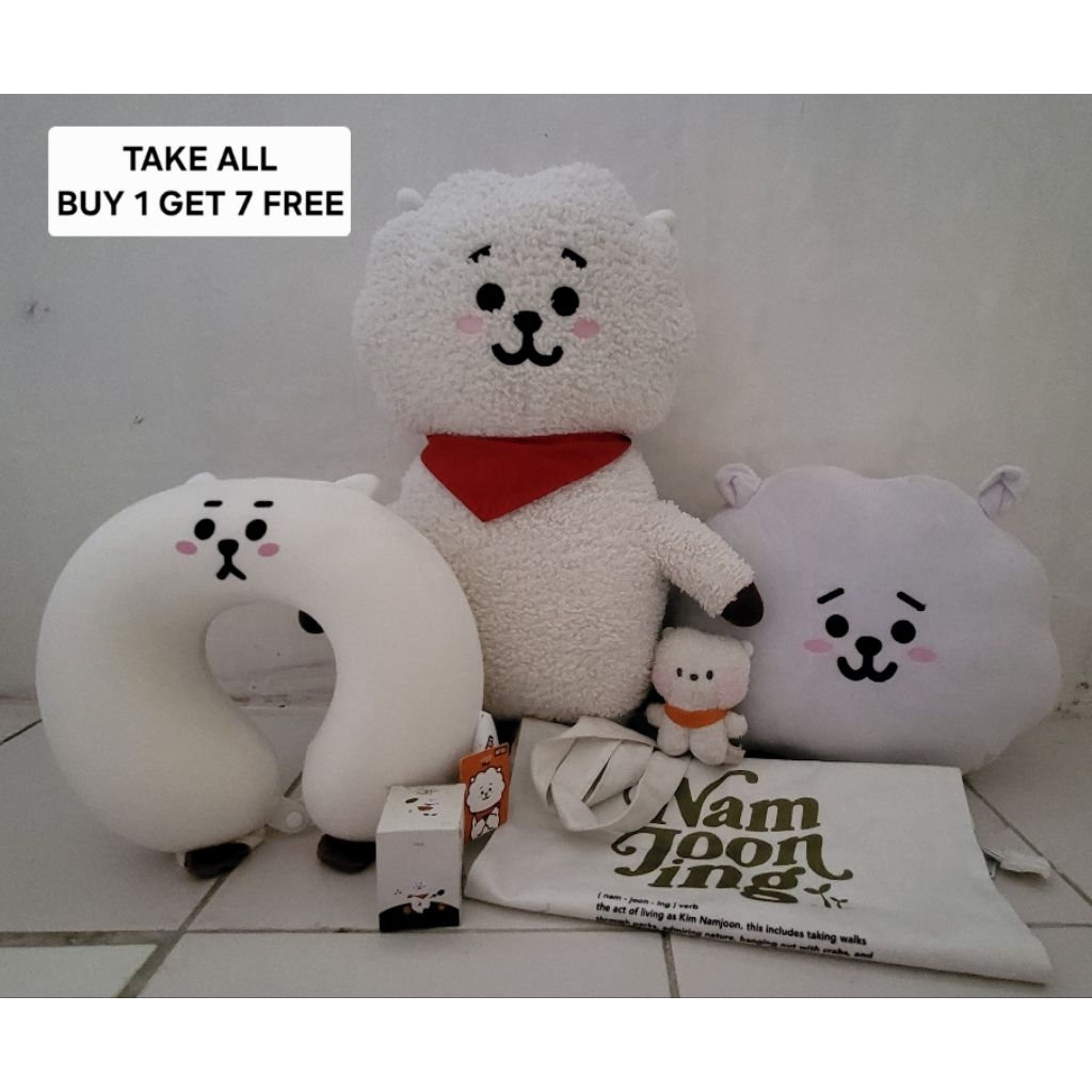 TAKE ALL BUY 1 GET 7 RJ BT21 DOLL (BTS JIN)