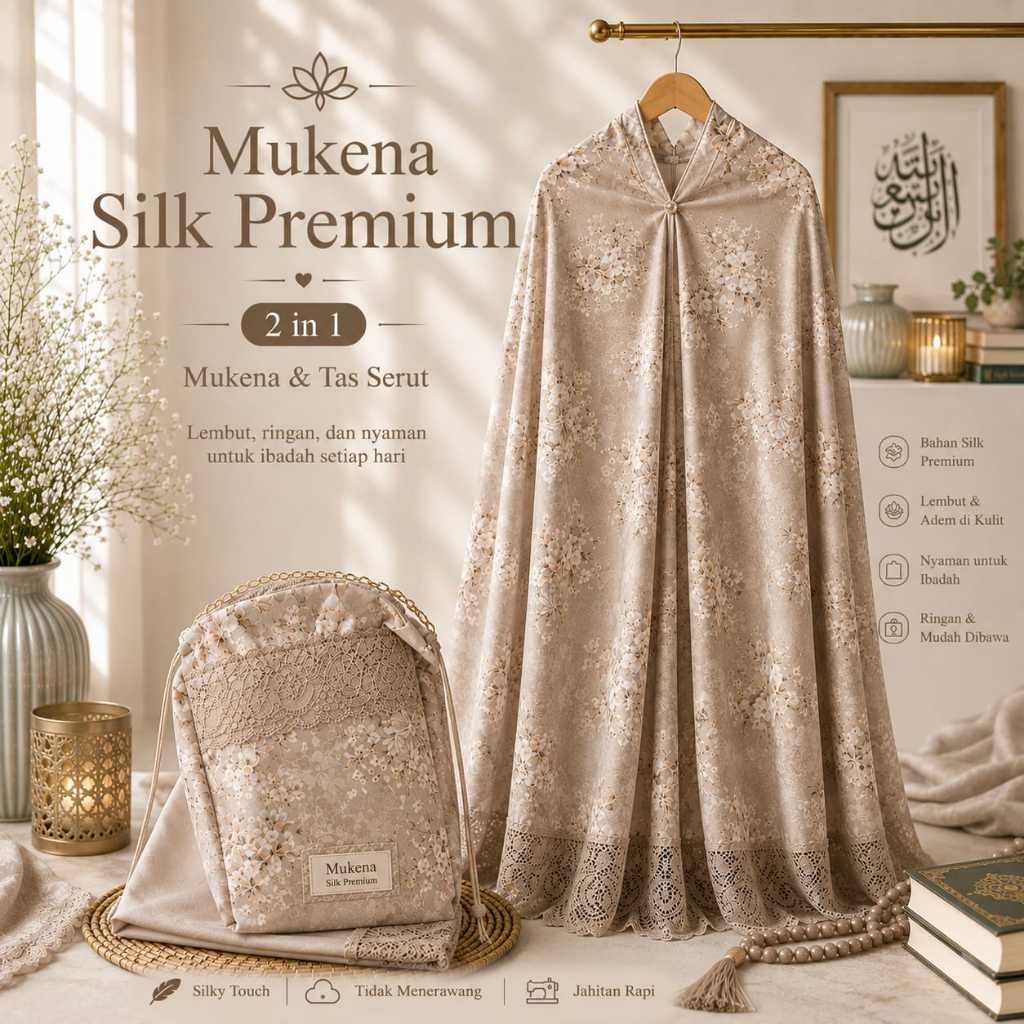 MUKENA SILK PREMIUM 2 IN 1