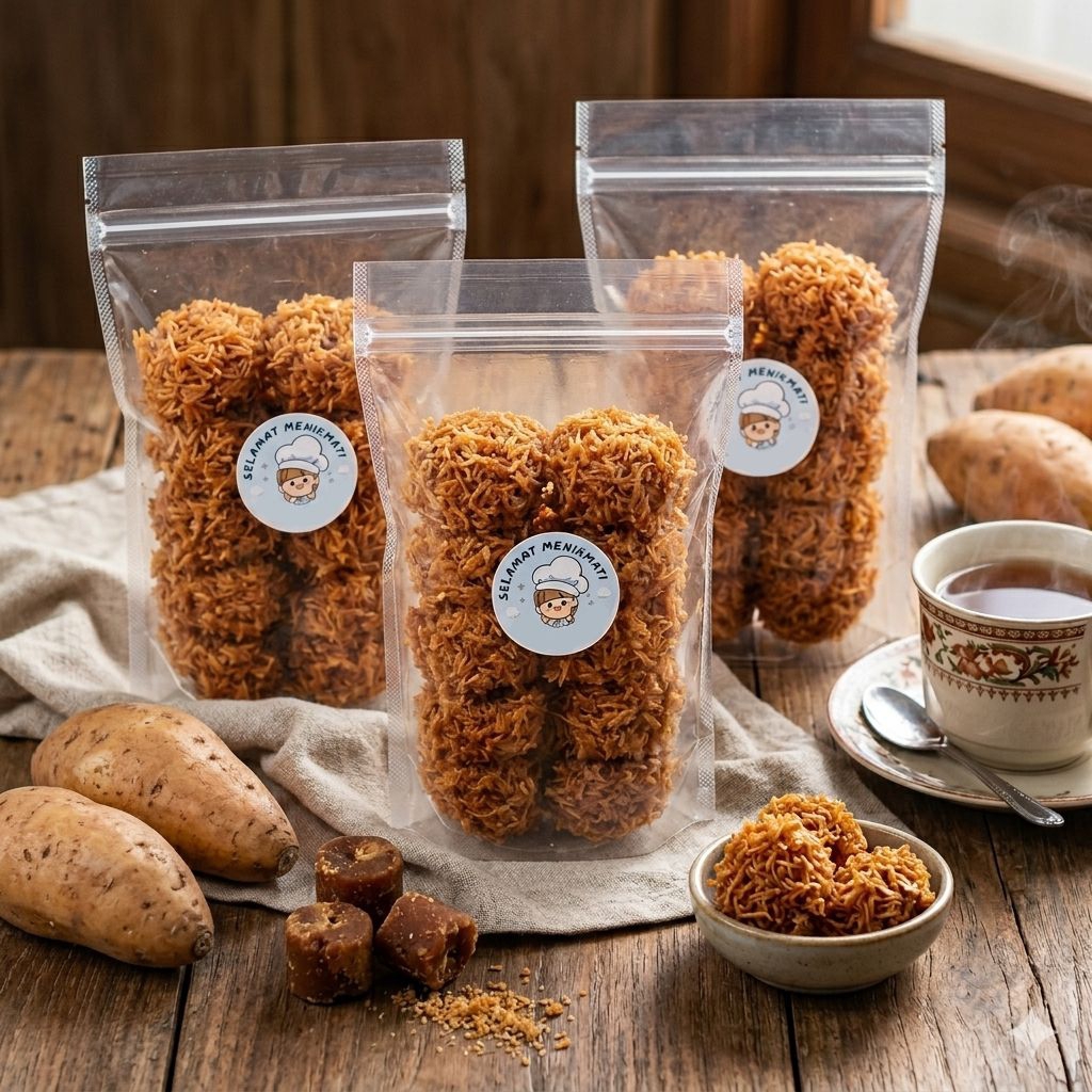 Kremes Ubi Cilembu Isi 10 pcs | Kremes Ubi Manis Gula Merah