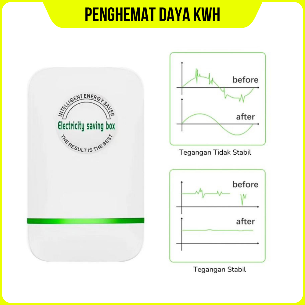 Penghemat Listrik Electricity Saving Box Penghemat Listrik Hemat KWH Tagihan Pulsa Token Bulanan