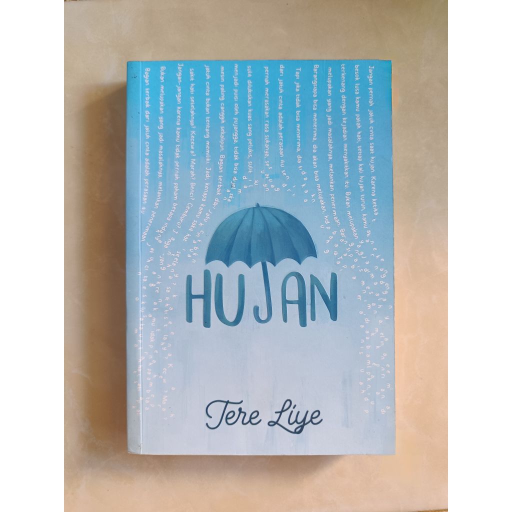 Novel Hujan Tere Liye | NOVEL ORIGINAL PRELOVED