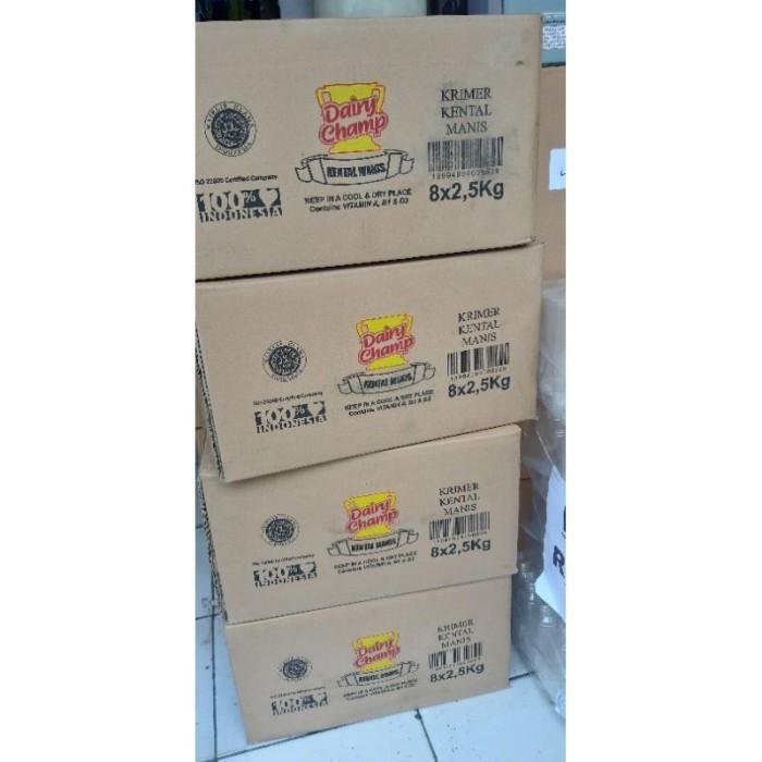 Susu Kental Manis Dairy Champ 1dus isi 8pcs dairychamp 8x 2,5kg susukental manis dairy champ 8x2,5kg
