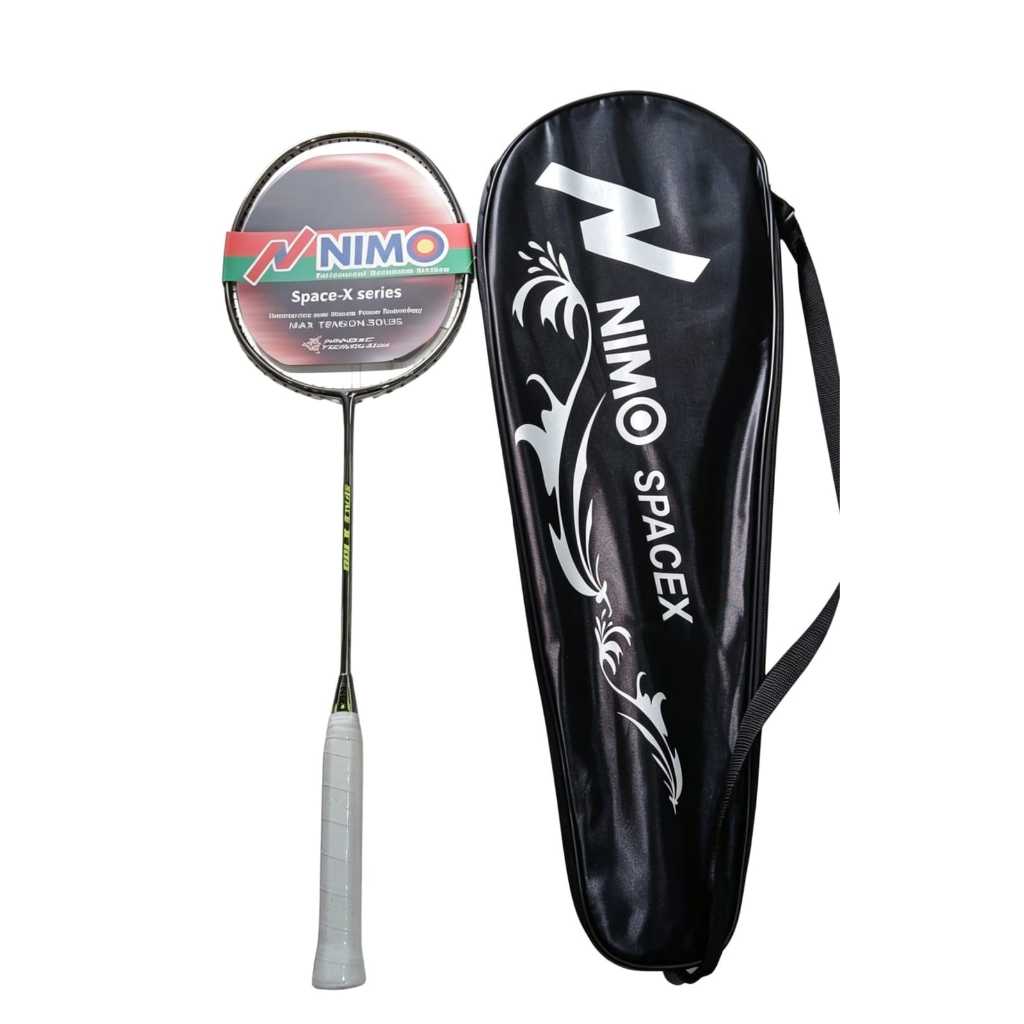 Jual Raketr Badminton Nimo Space X 100 Silver Original
