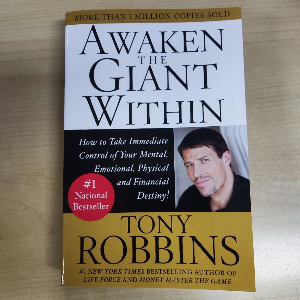 BUKU IMPORT AWAKEN THE GIANT WITHIN TONY ROBBINS ORIGINAL ENGLISH SELF HELP BOOK
