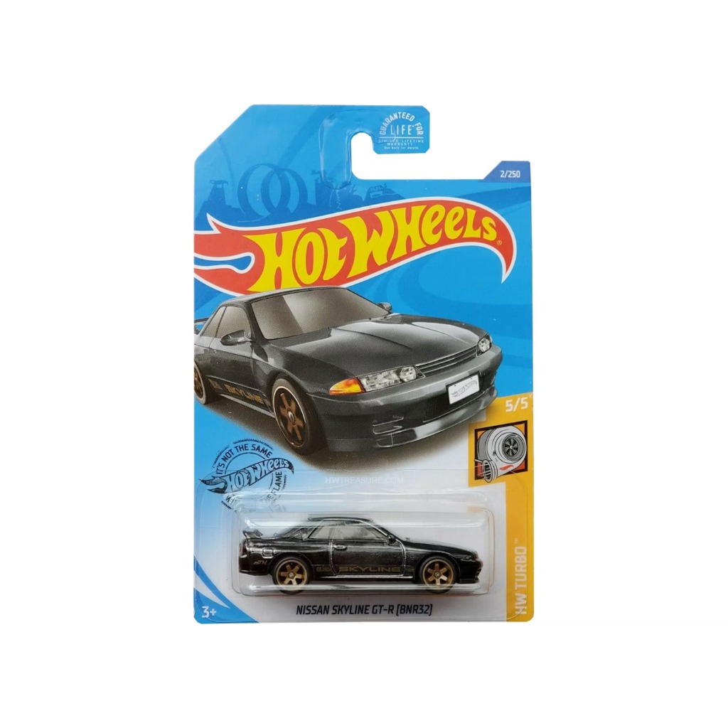 Hot Wheels STH Nissan Skyline GTR R32 Hitam Super Treasure Hunt Diecast Mobil Hotwheels HW THS