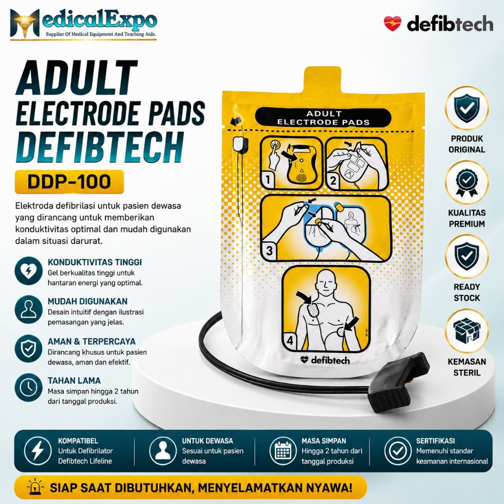PADS AED DEFIBTECH LIFELINE / DEFIBTECH LIFELINE PADS DDP-100
