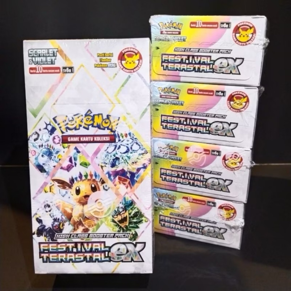 Kartu Pokemon Terastal ex booster box Sealed original pokemon card