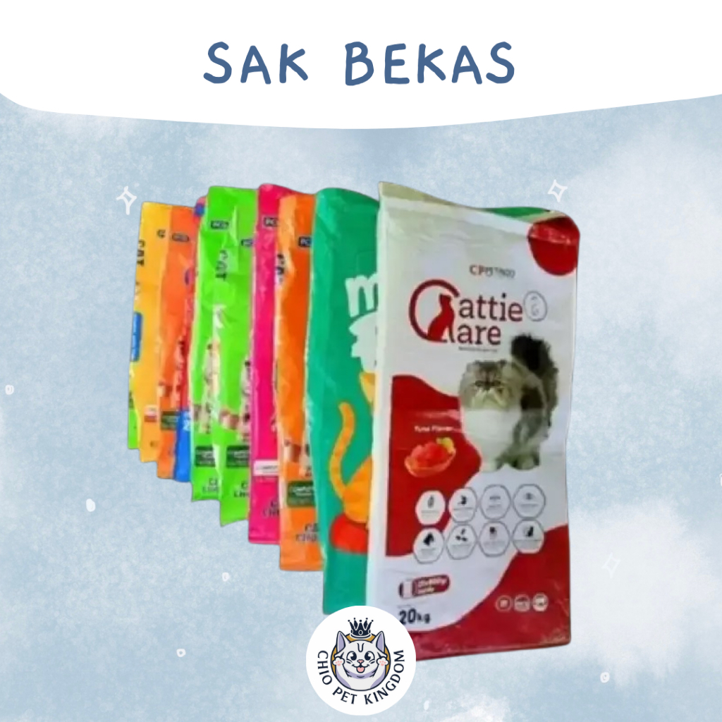 Sak Bekas Pakan Kucing Anjing / Karung Pakan / Bagor