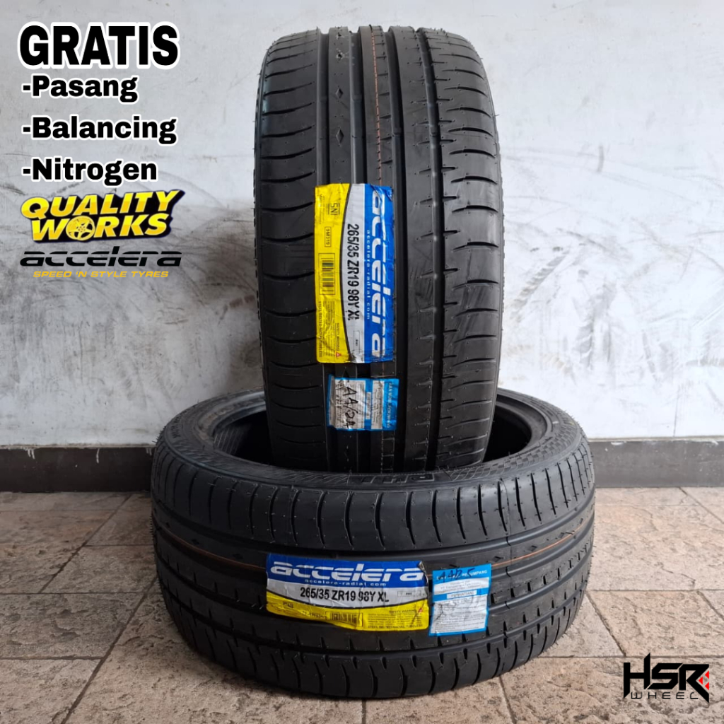 BAN MOBIL 265 35 R19 ACCELERA PHI BAN RING 19 UKURAN 265/35 R19 TUBLES