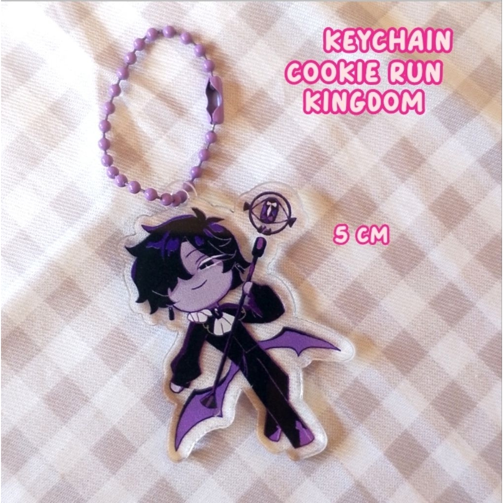 Keychain & stapphone cookie run kingdom || Black Sapphire cookie || Pavlova cooke || Sugarfly cookie