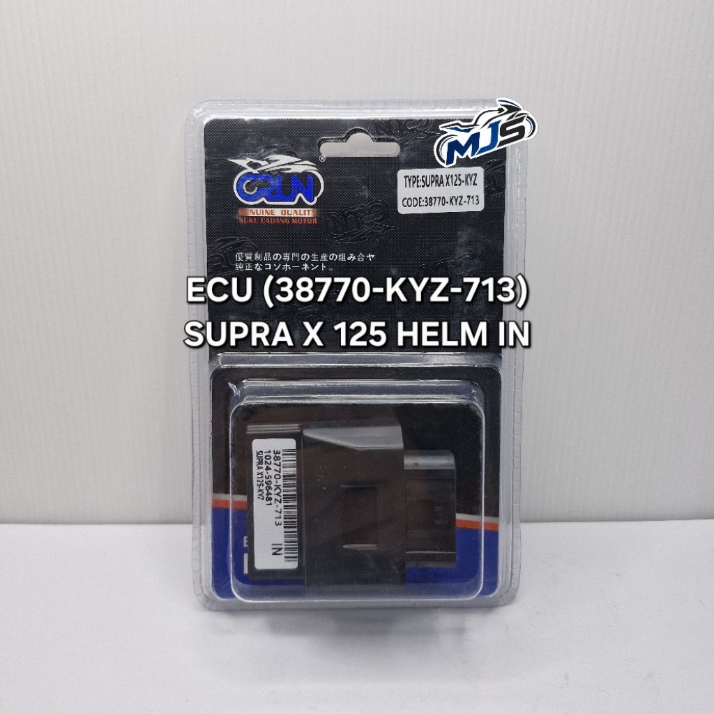 ECU / ECM - (38770-KYZ-713 / 712 / 711) SUPRA X 125 HELM IN CRUN