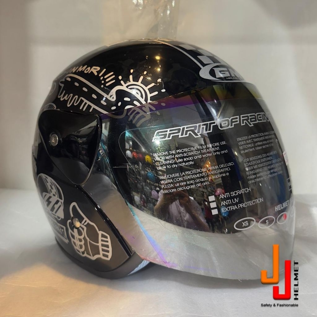 Helm GM Evo (Corak Karakter) (100% Original Produk GM)