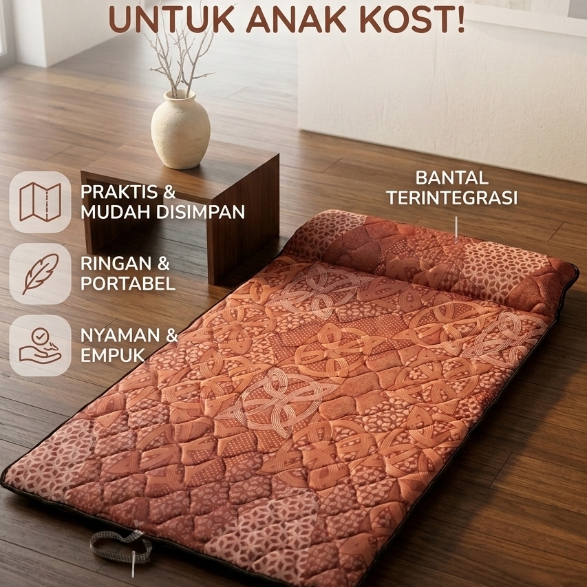 Kasur Lipat Travelbed cocok untuk anak kost