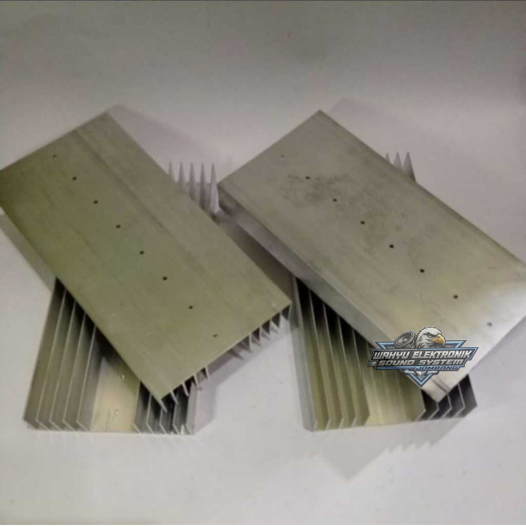 Heatsink pendingin 5sirip 20cm transistor sanken toshiba TIP