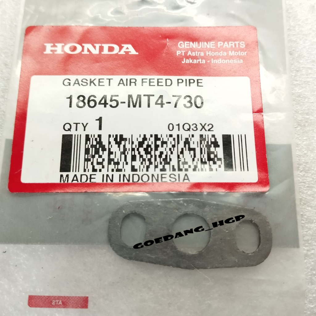 Gasket Air Feed Pipe Honda Supra X 125 Injection ORI AHM 18645MT4730