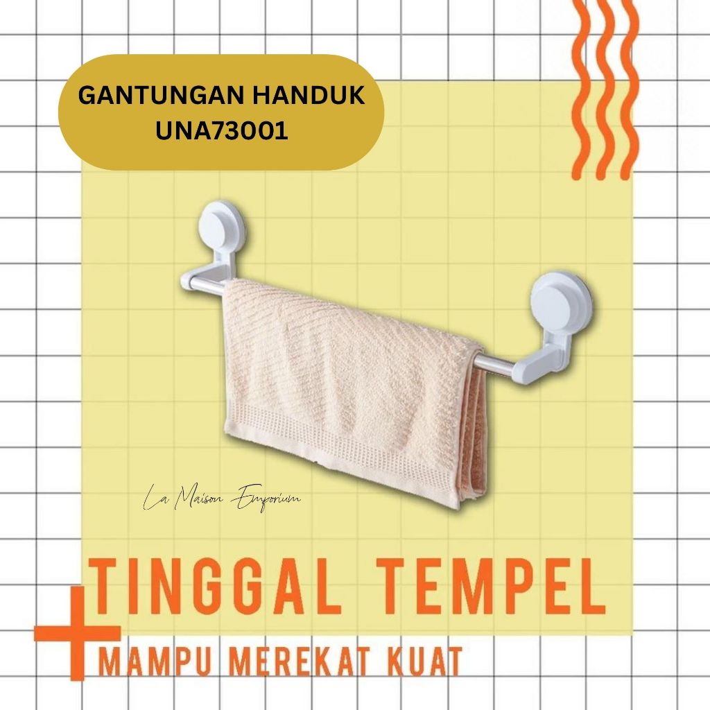 Rak Handuk Dinding Tempel Gantungan Handuk Rak Dapur Unisoh Hanger