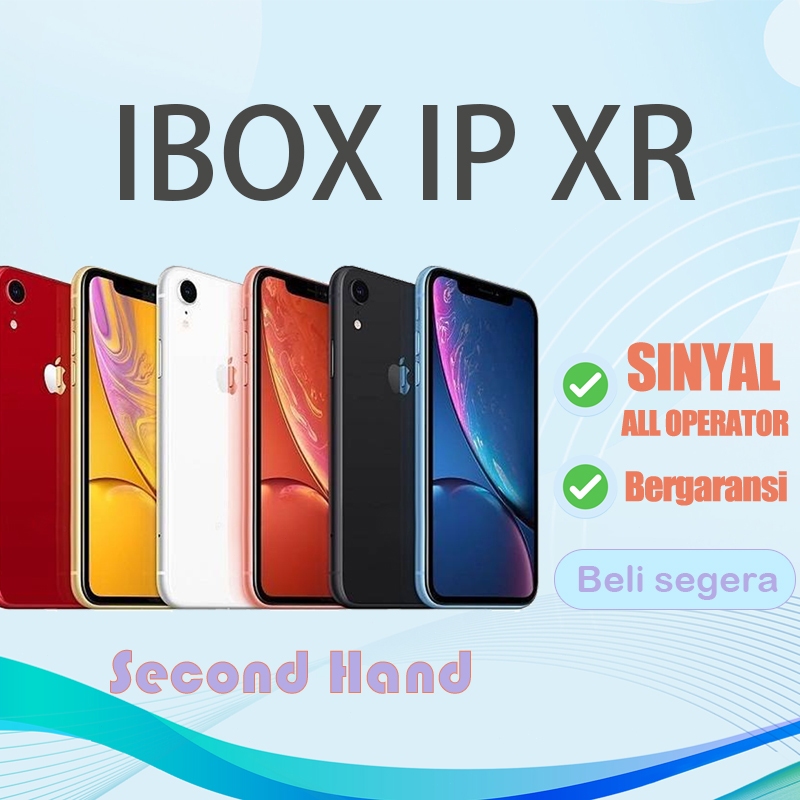 IBOX IP XR 128GB/64GB MULUS GOOD CONDITIONS NO RECOND NO REFURBISH