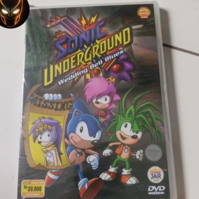 DVD ORIGINAL Animasi SONIC UNDERGROUND - WEDDING BELL BLUES  Teks INDONESIA SEGEL