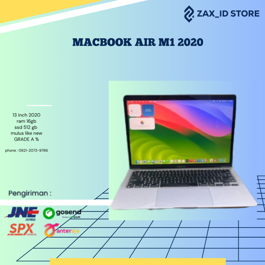 macbook air m1 2020 16/512GB GRADE A