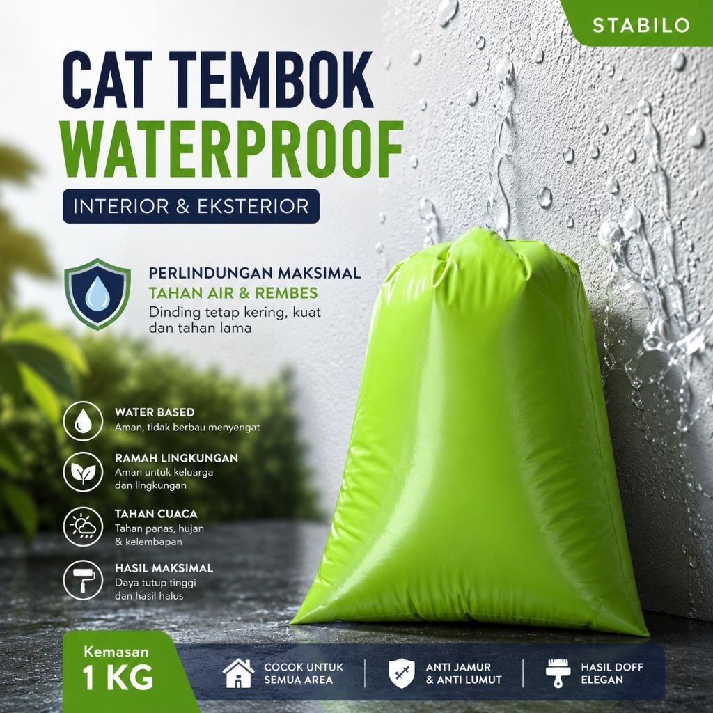 cat tembok waterproof 1 kg