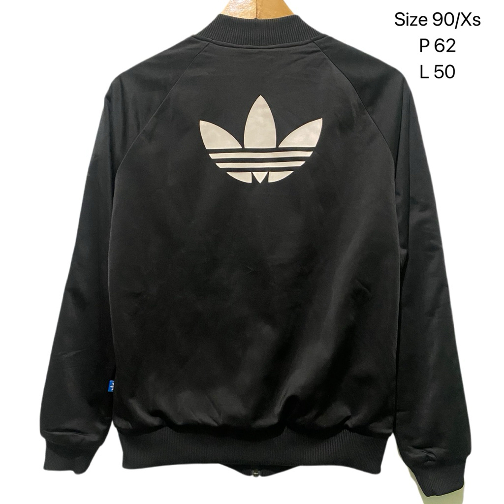 tracktop adidas superstar sst big logo black white