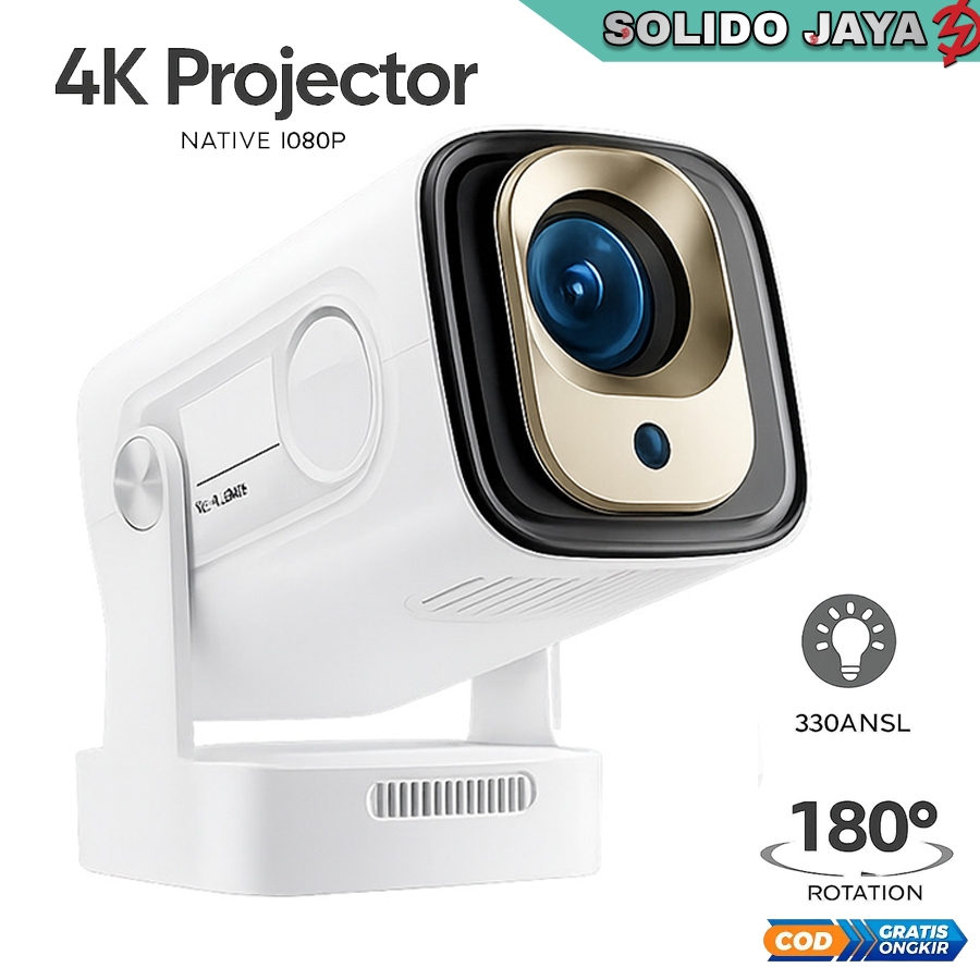 PROYEKTOR MINI ANDROID 11 WIFI BLUETOOTH FULL HD 1080P PROJEKTOR MINI PORTABLE TERBAIK DIKELASNYA