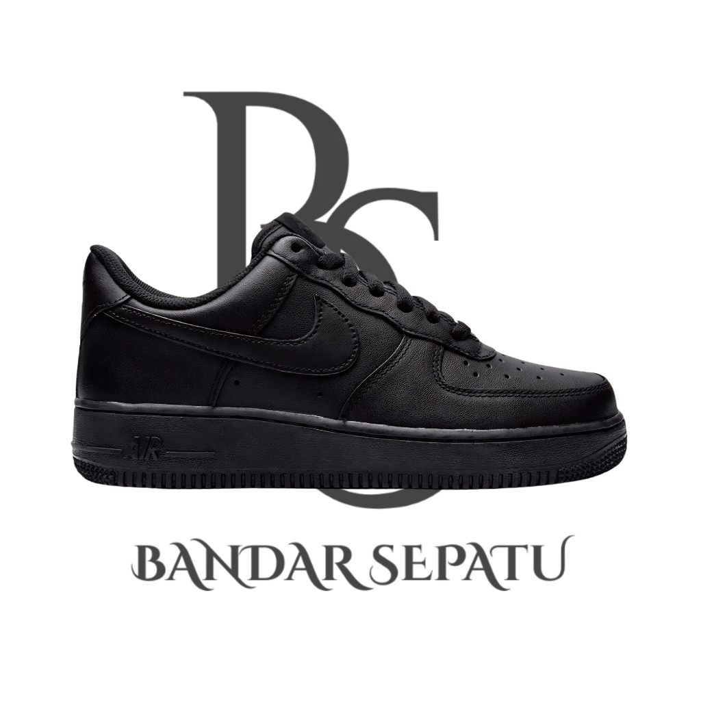 Sepatu Air Force 1 07 Low Triple Black SKU '315122-111;