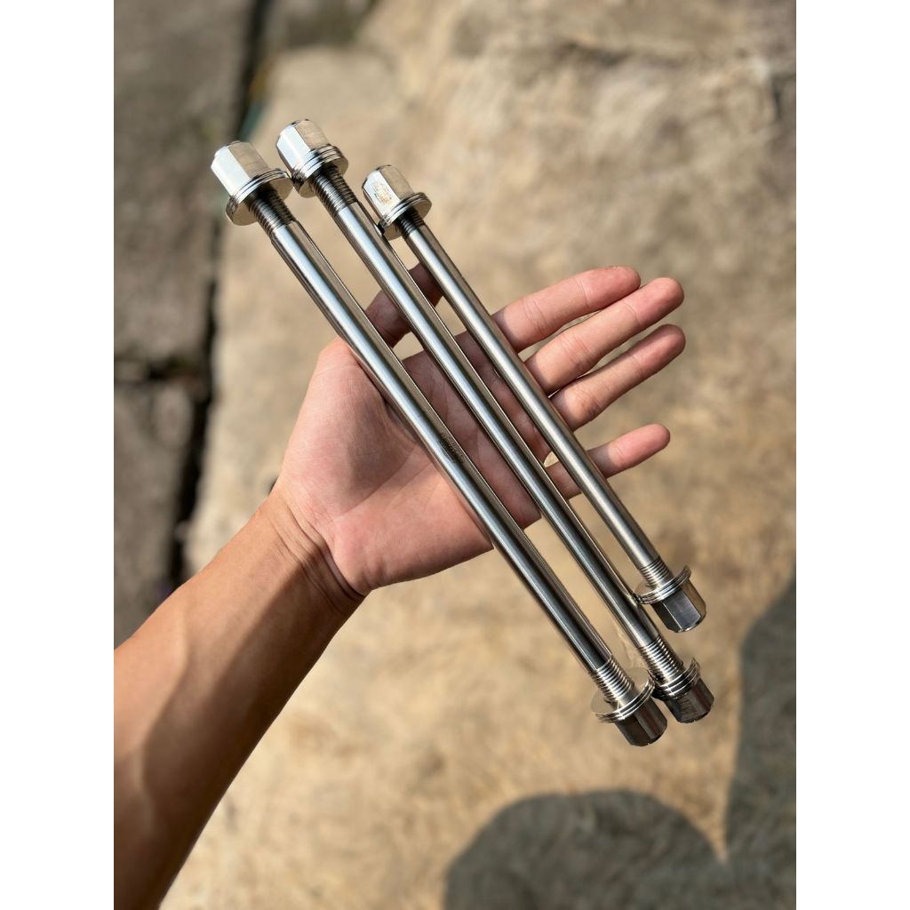 As Roda Depan As Roda Belakang As Arm CB GL MP Tiger Stainless Set Mur Motif Made in DBC