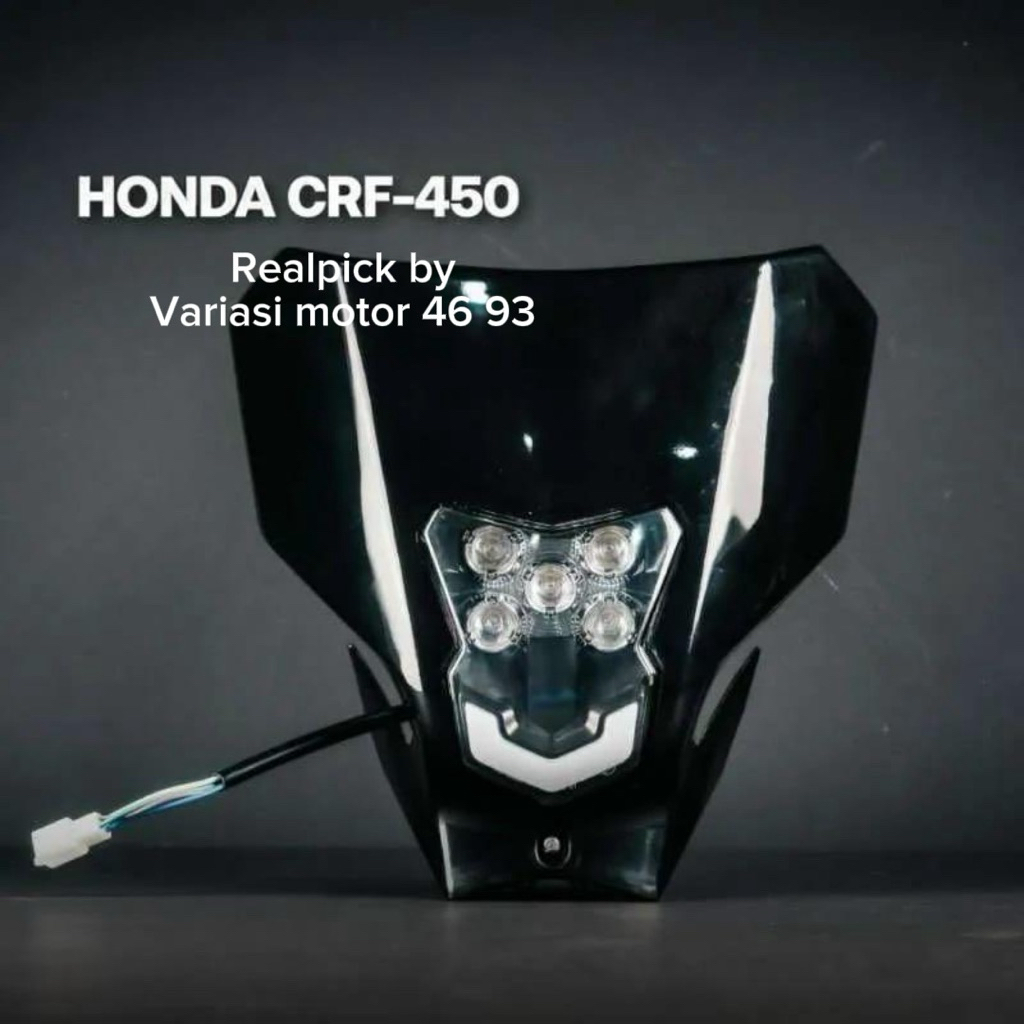 headlamp head light model crf 450 klx crf wr155 universal lampu depan trail