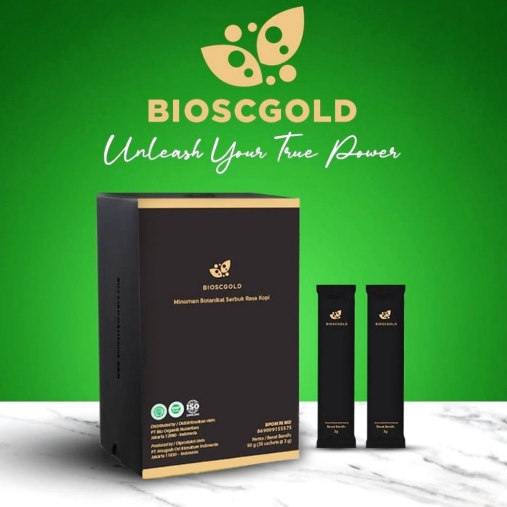 BIOGOLD SC - Biogold Plus Stemcell Biogreen 30sachet Original BPOM