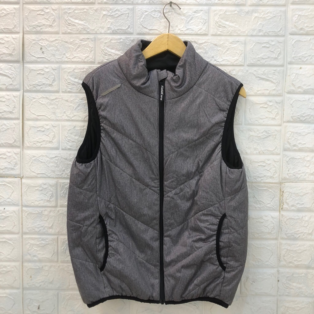 Down Vest FieldCore Scnnd Size L,rompi bulu angsa silver abu abu space rompi outdoor rompi olahraga 