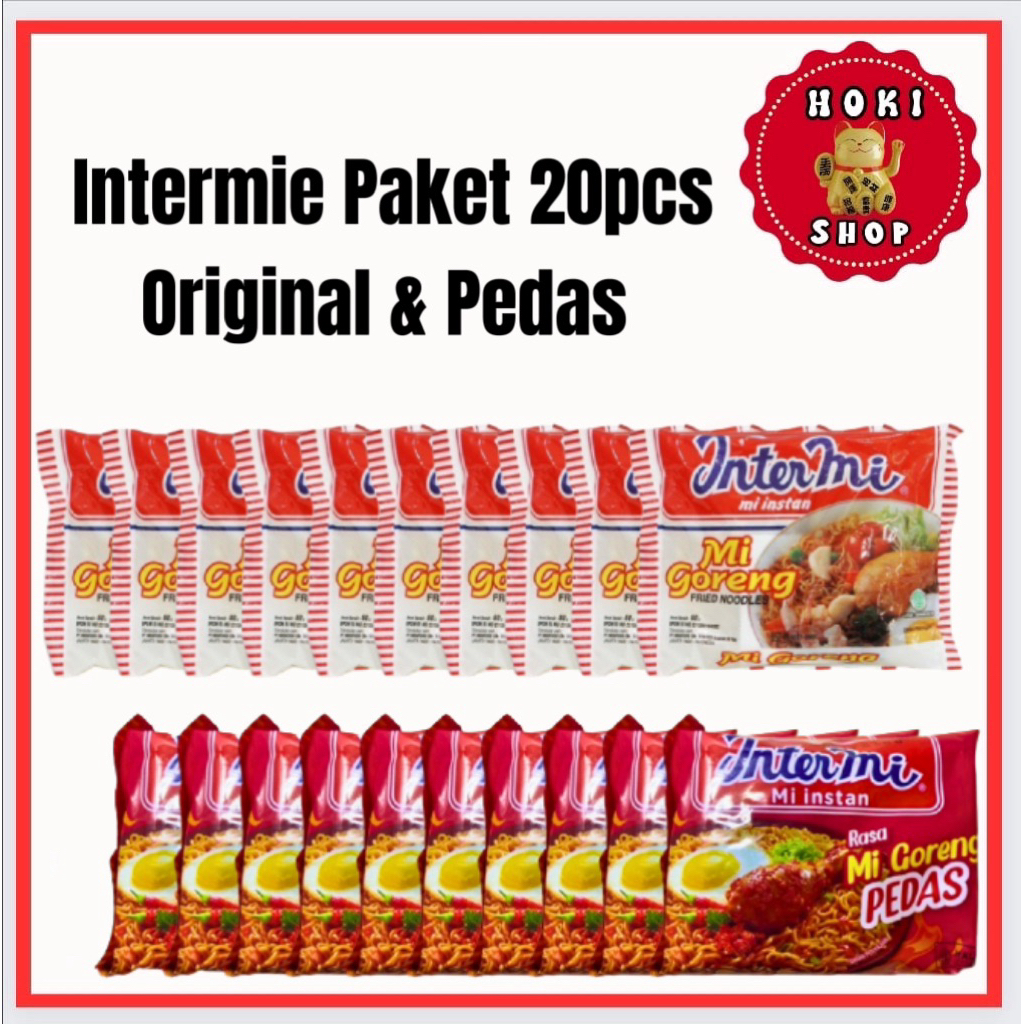 Intermie Original - Intermie Pedas 1paket 20pcs / Intermie Ori / Intermie Pedas