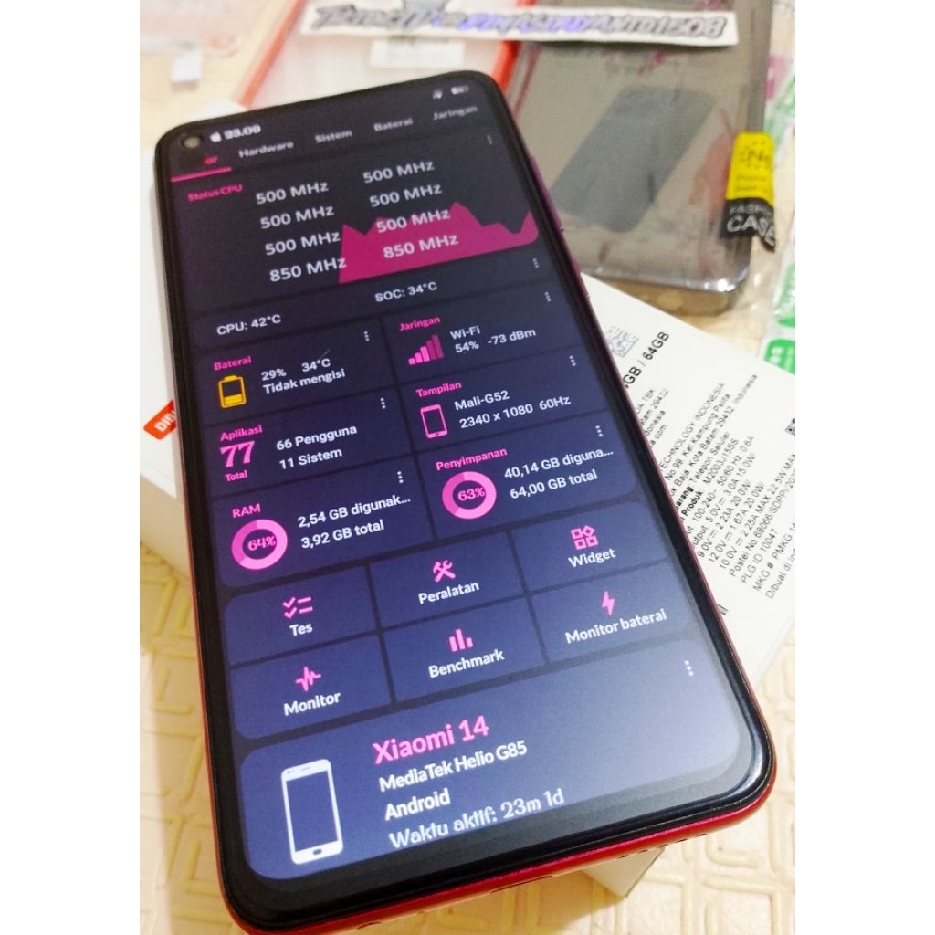 Xiomi Redmi Note 9 Merlin (Custom Rom)