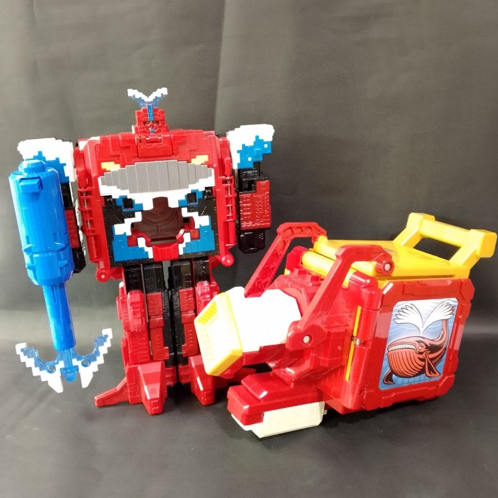 DX Megazord Cube Whale Special Set Changer Super Sentai ZyuohGer Original BANDAI Japan version
