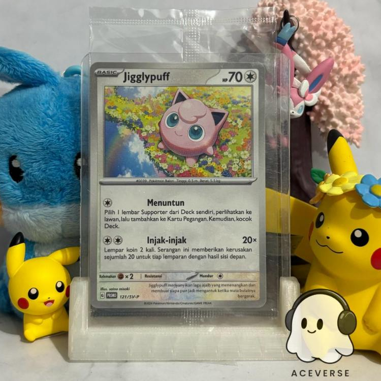 Jigglypuff 121/SV-P - Promo Kartu Pokemon Indonesia