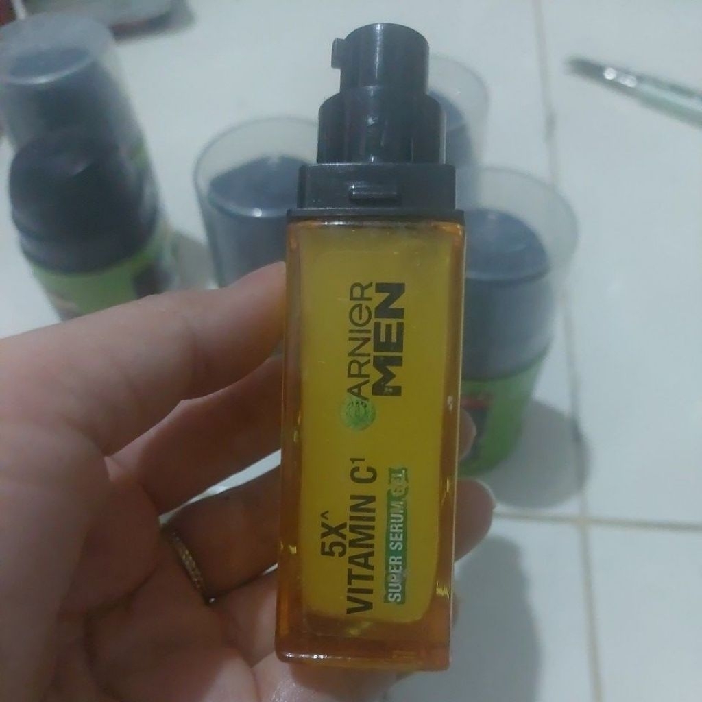 GARNIER MEN 5X VITAMIN C SUPER SERUM GEL 30ML