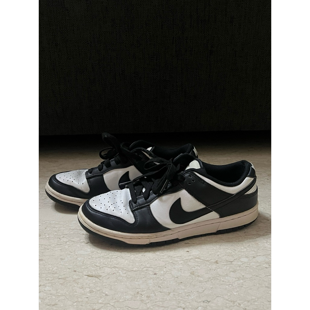 Nike Dunk Low Panda - Sneakers Pria Wanita Putih Hitam Preloved