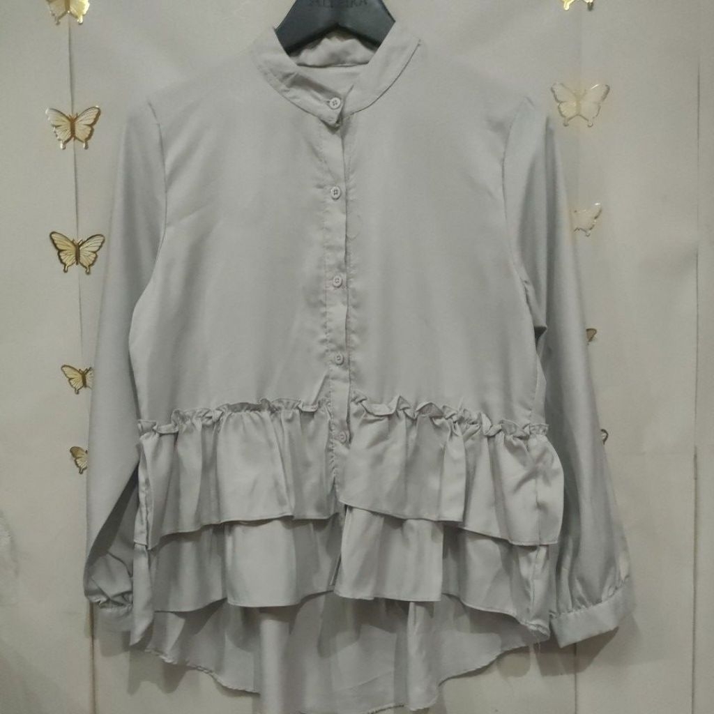 (BARU) ATASAN, BLOUSE WANITA WARNA NUDE
