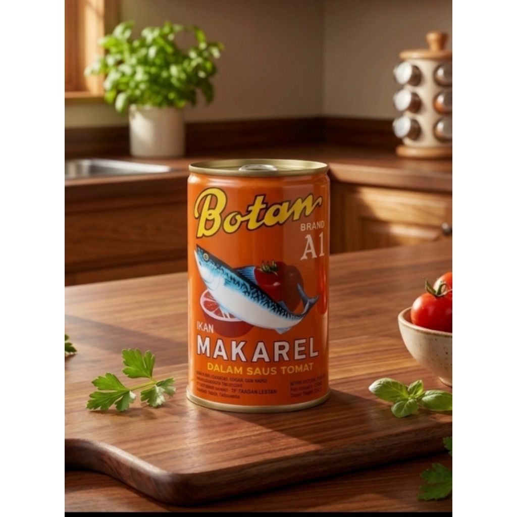SARDEN BOTAN MAKAREL A1, SARDEN IKAN MAKAREL 425 GR