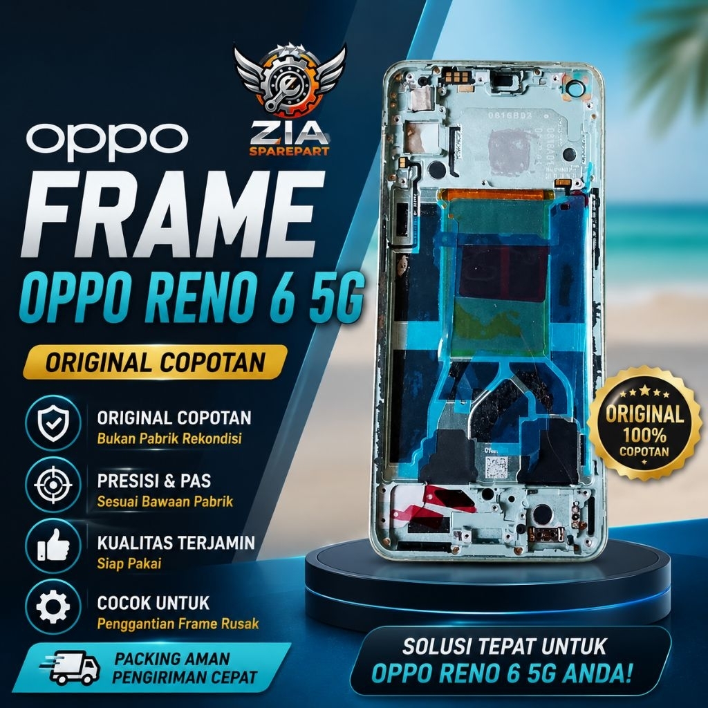 FRAME LCD TATAKAN LCD MIDDLE LCD COPOTAN OPO RENO 6 5G