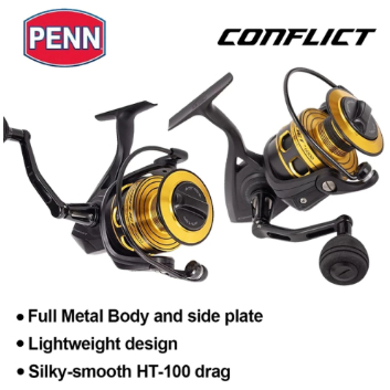 PENN Reel Pancing CONFLICT Spinning Reel Full Metal