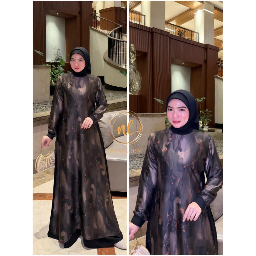 Amena dress/ Abaya aswan/ Ori Adisha/ new lussy