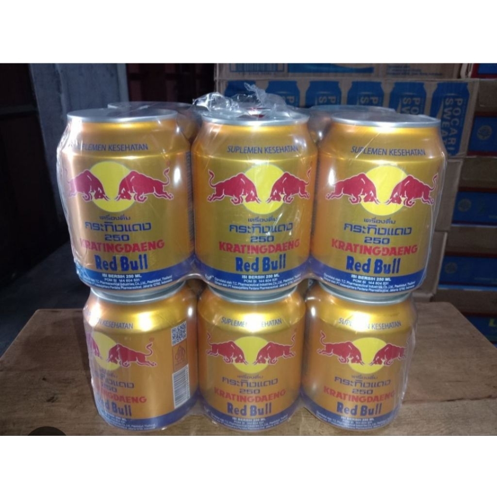 KRATINGDAENG REDBULL KALENG (1krat/6btl)